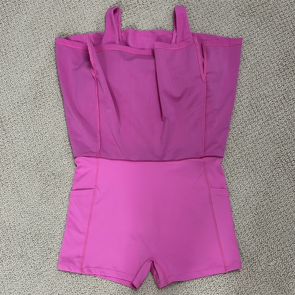 Beach Riot Remi Ribbed Blossom Colorblock Active Tennis Dress Shelf Bra Shorts L
